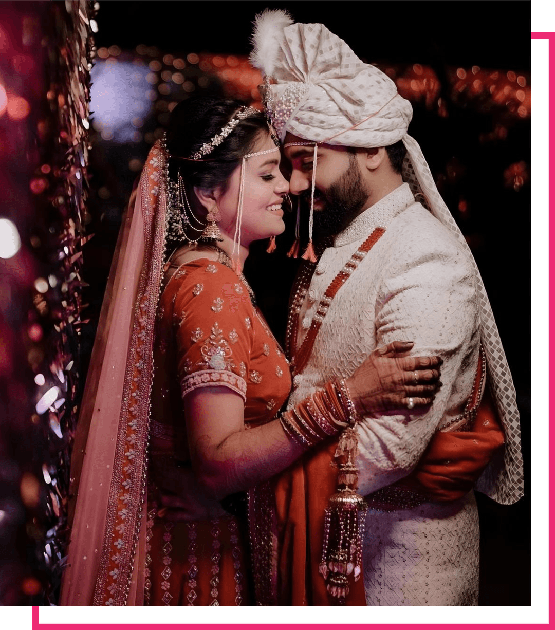 Happy couple from Kshatriya Thakor community